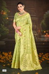 Sakshi Swarovski Vol 01 By Saroj Swarovski Work Linen Cotton Sarees Wholesale Market In Surat